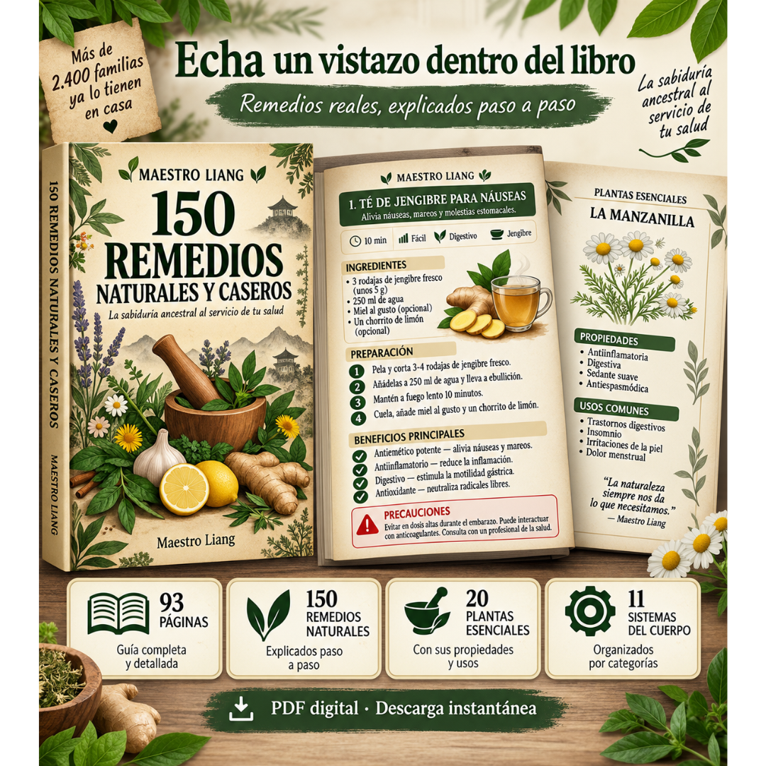 150 REMEDIOS NATURALES Y CASEROS: Maestro Liang