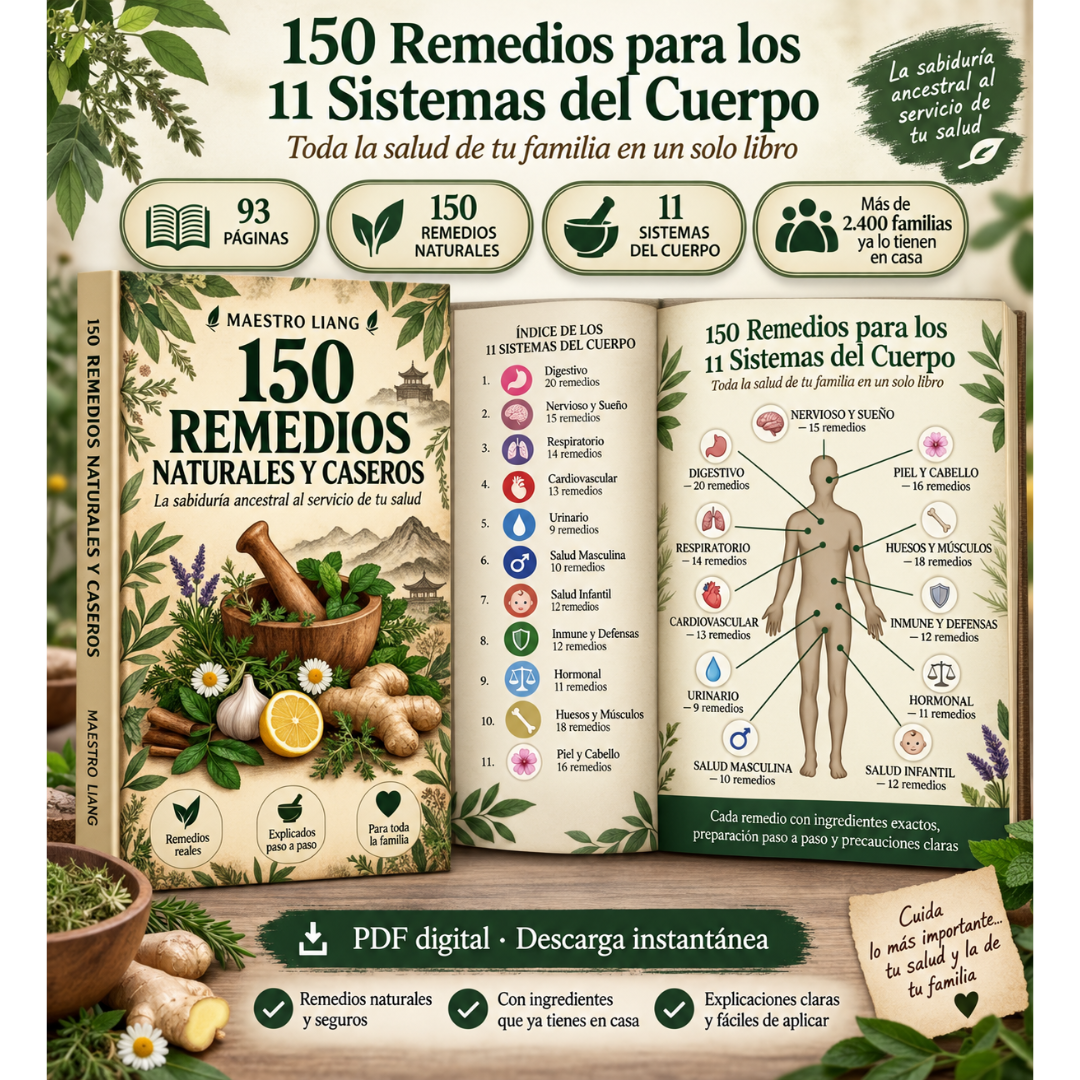 150 REMEDIOS NATURALES Y CASEROS: Maestro Liang