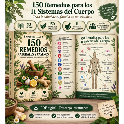 150 REMEDIOS NATURALES Y CASEROS: Maestro Liang