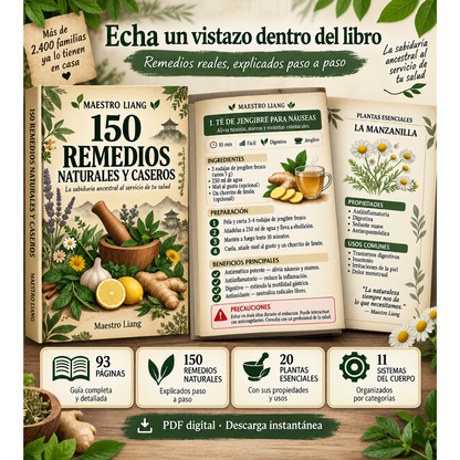 150 REMEDIOS NATURALES Y CASEROS: Maestro Liang